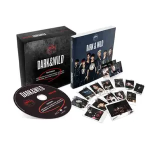 BTS – DARK & WILD (1st Studio Album) | Official K-Pop CD + 102-Page Photobook + Random Photocards | Danger / War of Hormone / Let Me Know | ARMY Collector Album