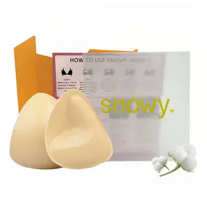 Snowy Instant Lift Sticky Bra-Sticky Push Up Inserts-Instant Boost Double-No Trace Push Up Adhesive Bra-Push Up Sticky Bra-Instant 3-5cm Lift Sticky Bra--Upward Lift Invisible Sticky Bra-Waterproof Sweatproof Push Up Bra