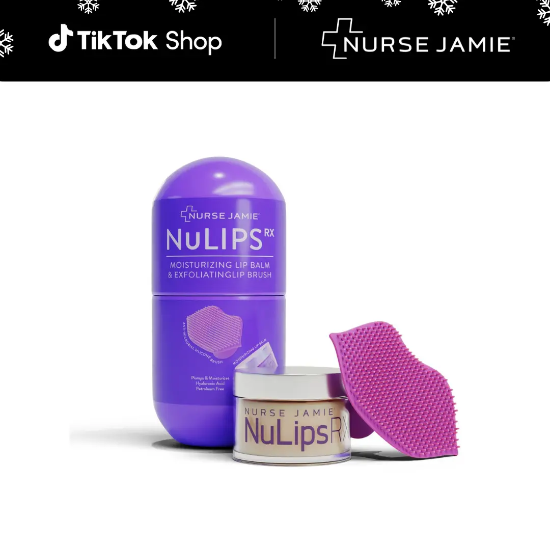 Nurse Jamie NuLips RX® Hyaluronic Acid Balm - Gentle Daily Skincare for Comfort and Moisture