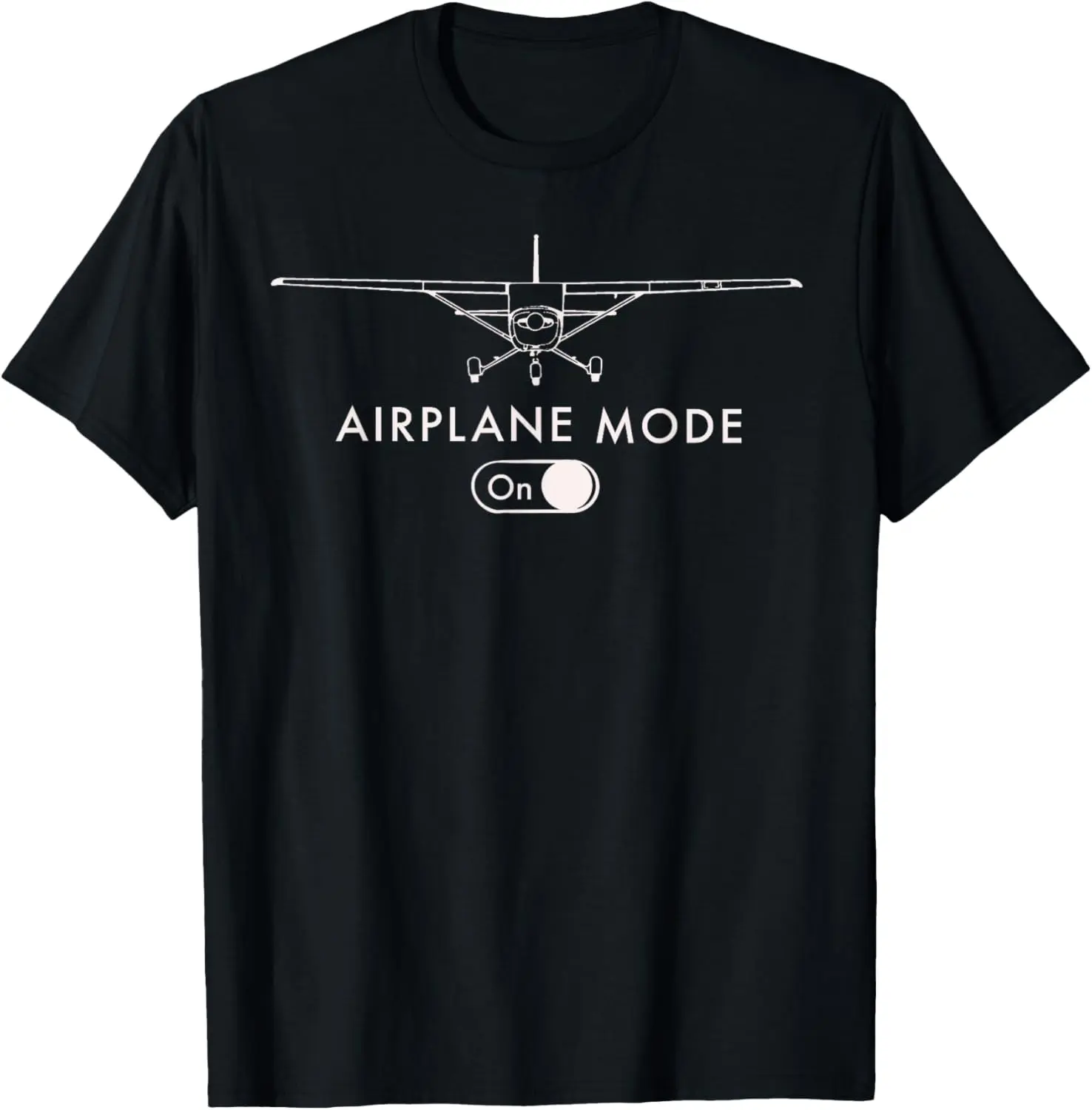 Women's Airplane Graphic T-Shirt, 100% Cotton Casual Round Neck Short Sleeve Tee, Soft Breathable Clothes for Pilots, Tshirt