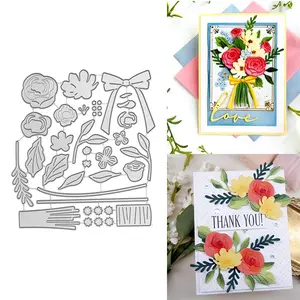 Metal Cutting Mold Set for DIY Album Making, Paper Card Embossing Template, Creative Die-Cutting Tool, Perfect for Craft Projects