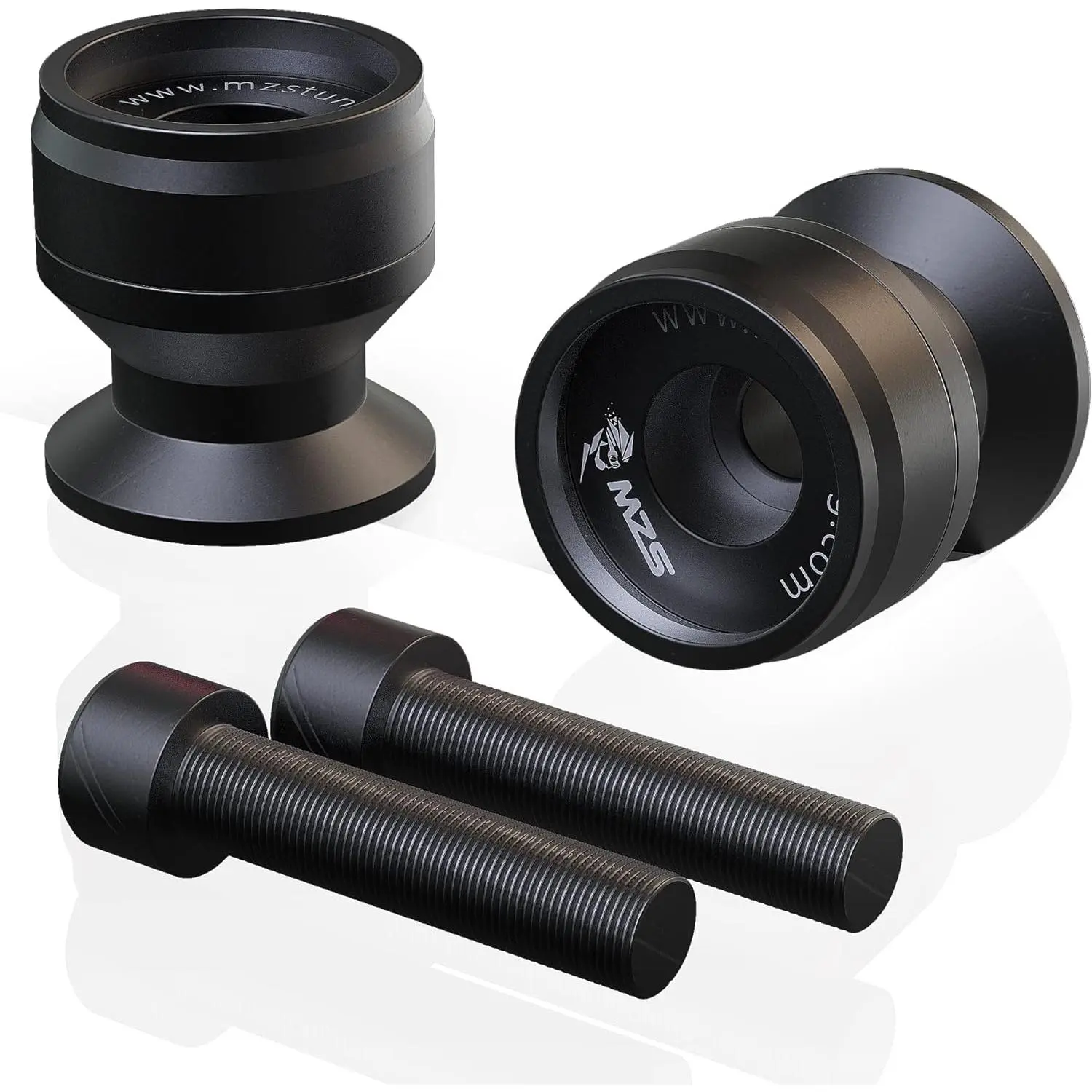 6MM Swingarm Spools, Sliders Stand CNC Universal M6 Black Compatible with YZF R7 R1 R3 R6 R6S YZF600R FZ1 FZ6 FZ6R FZ8 FJ09 FZ09 FZ10 MT09 MT10 XSR900 FJR1300 XTZ1200 RSV4 821 899 959