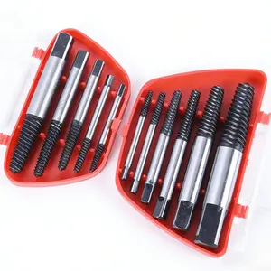 5pcs/6pcs Damaged Broken Screw Remover Extractor,Drill Bits Steel Durable Easy Out Remover Tool,Works on Wood and Machine Screws