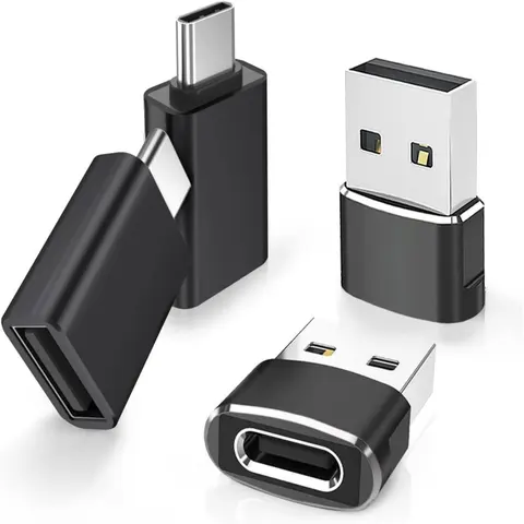 USB C to USB Adapter, Adaptor, USB Connector, Multifunctional USB C Male to USB 3.0 Female Adapter, Type A OTG Converter for iPhone 15 Pro Max Plus, Mouse Keyboard, Galaxy S23 S24, MacBook, Apple Watch, CarPlay