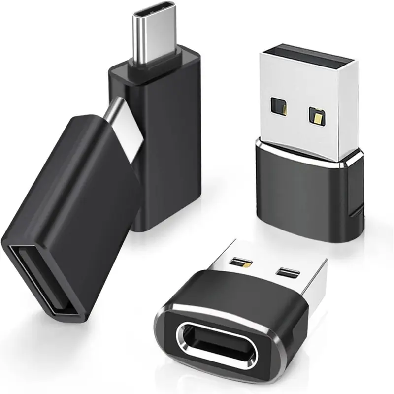 USB C to USB Adapter, Adaptor, USB Connector, Multifunctional USB C Male to USB 3.0 Female Adapter, Type A OTG Converter for iPhone 15 Pro Max Plus, Mouse Keyboard, Galaxy S23 S24, MacBook, Apple Watch, CarPlay