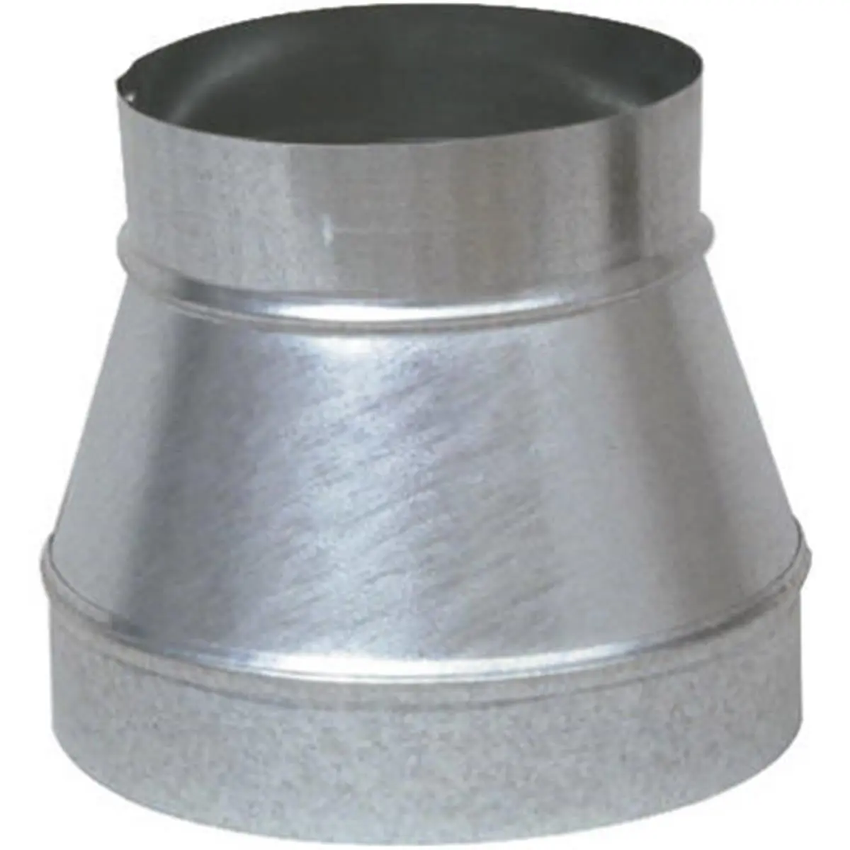 Imperial Manufacturing Galvanized Taper Reducer-Increaser, 28 Gauge, 7.25 x 7.25 x 7.5 in, 7x5 in Fit Included, No Crimp, Home Improvement Duct Fitting Accessory