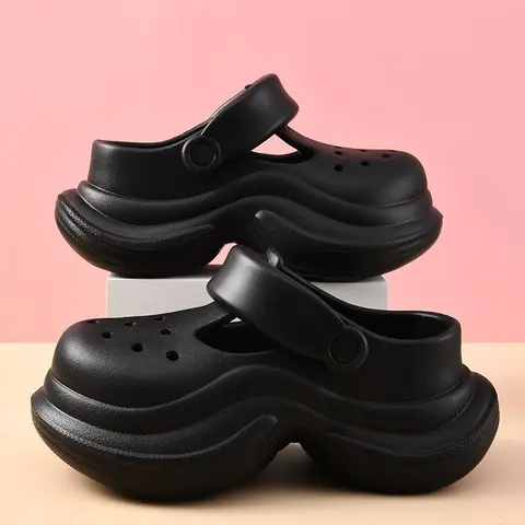 US Market Launch Special Offer! Women’s Wooden Clogs Casual comfy lightweight breathable thick-soled slippers, waterproof beach sandals great for indoor spaces, outdoor yards and gardens.