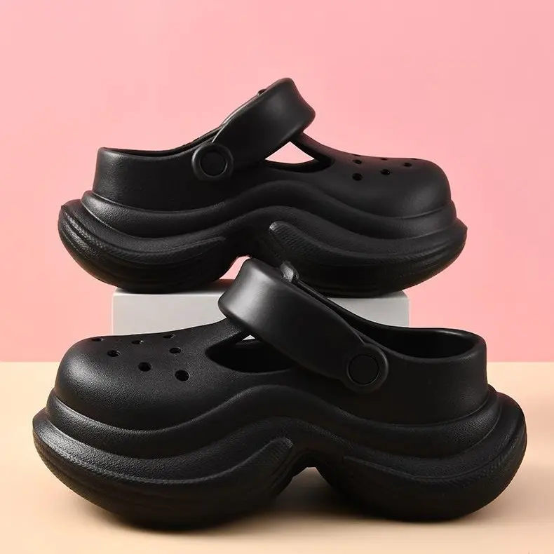 US Market Launch Special Offer! Women’s Wooden Clogs Casual comfy lightweight breathable thick-soled slippers, waterproof beach sandals great for indoor spaces, outdoor yards and gardens.