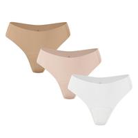 3PCS Set Beige+Nude+White