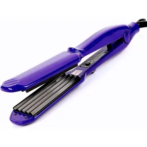 MBHAIR Ceramic Crimper Iron for Volumizing Fluffy Hairstyle, Corrugation Crimper Hair Iron, Anti Static Ceramic Hair Crimping Iron Adjust Temperature