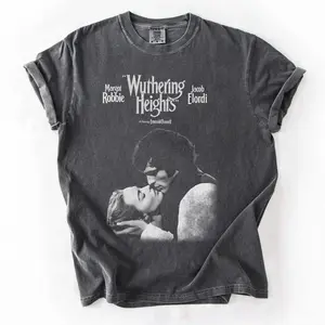Comfort Colors/Gildan Vintage Wuthering Heights Literary Shirt, Gothic Romance Classic Novel Graphic Tee, Bookish Reader Aesthetic Sweatshirt Gift