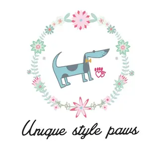 Unique style paws shop logo