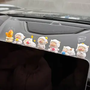 Lamb Doll Central Control Screen Computer Monitor - Cute Car Interior Decorations, Electric Vehicle Accessories