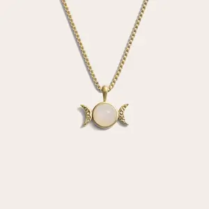 Mini Triple Moon Necklace