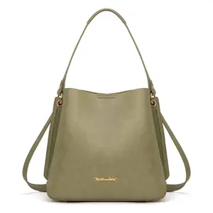 Montana West Medium Hobo Purse for Women Bucket Shoulder Bag with Crossbody Strap