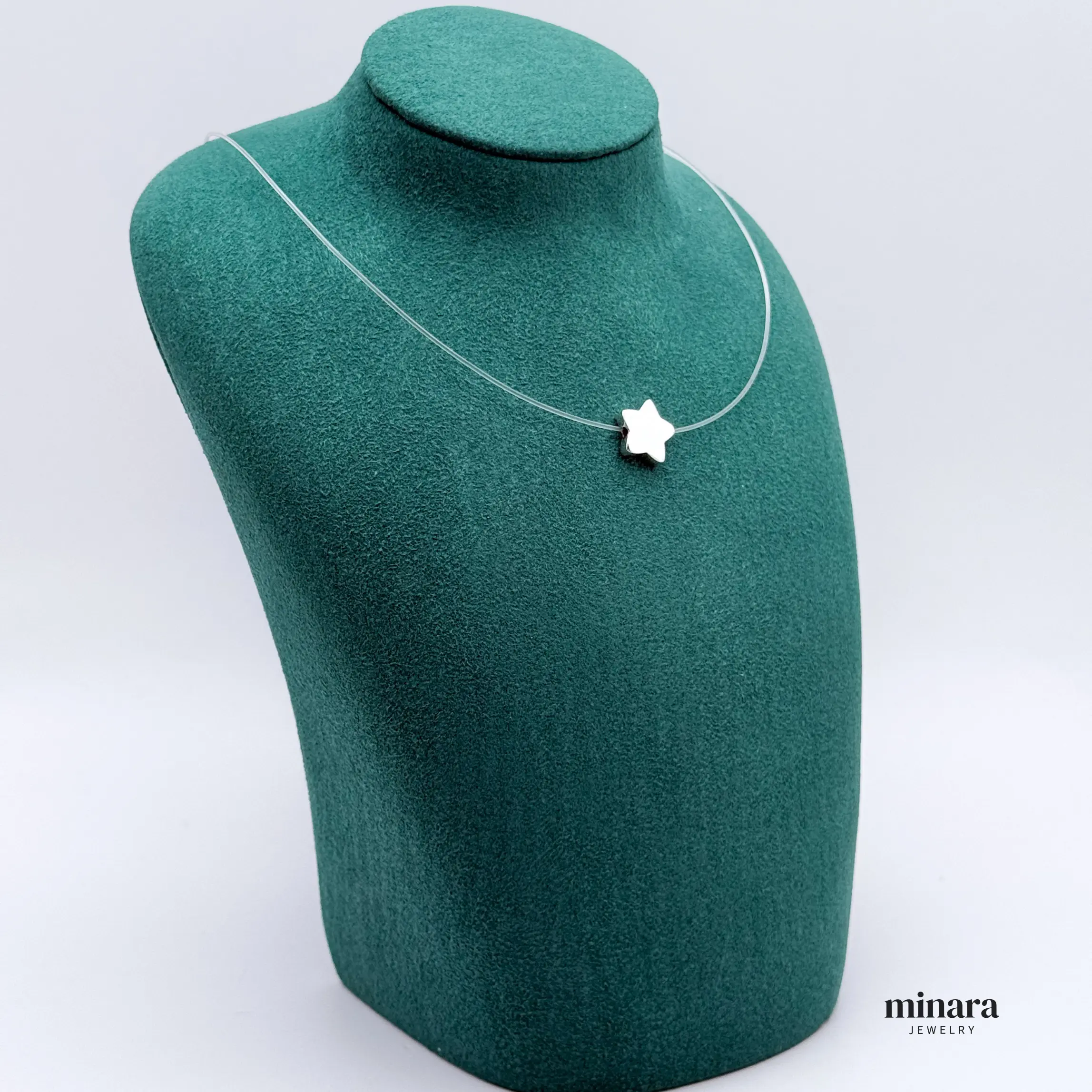 MINARA 950 Silver Charm ESTRELLA + Hilo Nylon