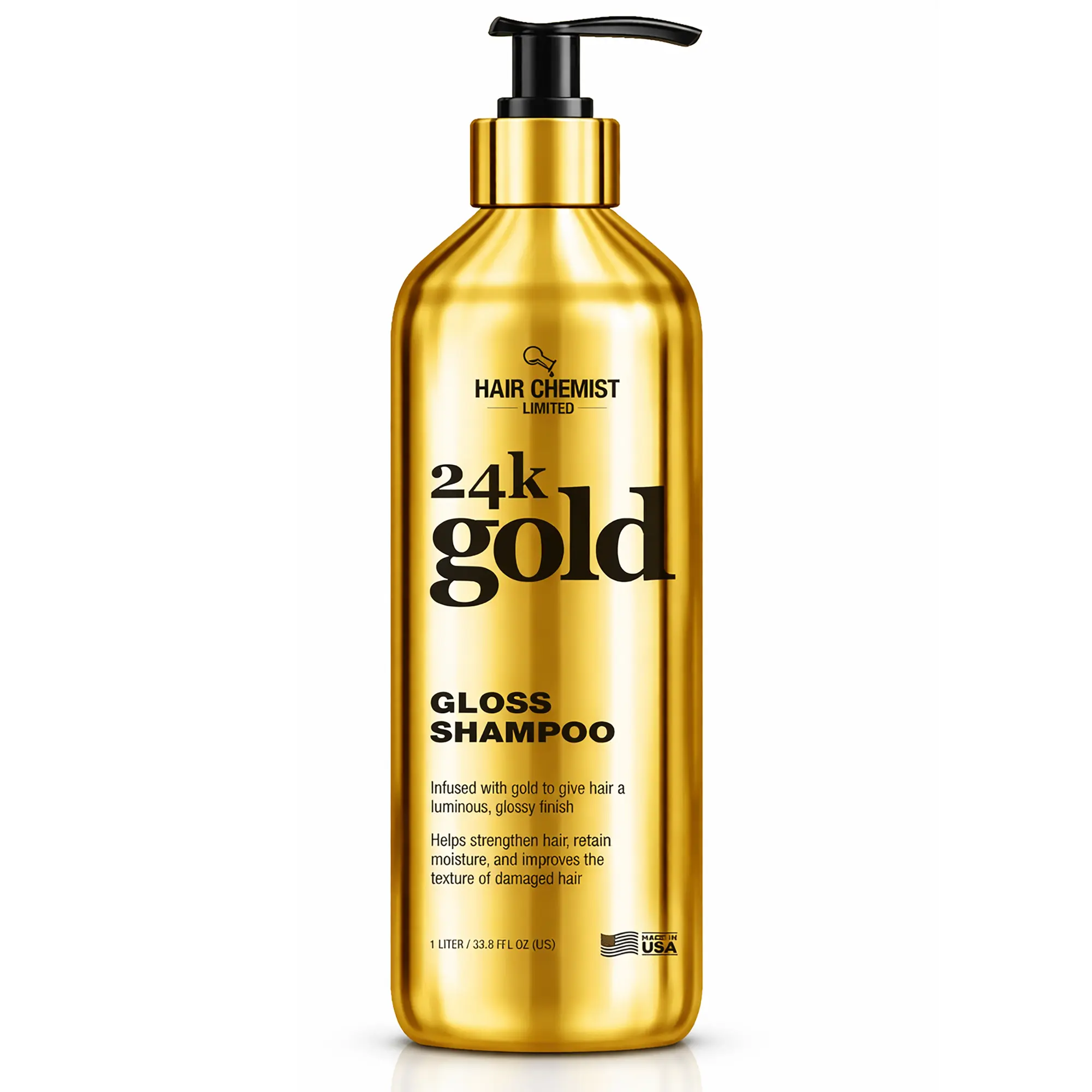 Hair Chemist 24k Gold Gloss Shampoo 33.8 Ounces Hair Chemist 24k Gold Gloss Shampoo 33.8 Ounces