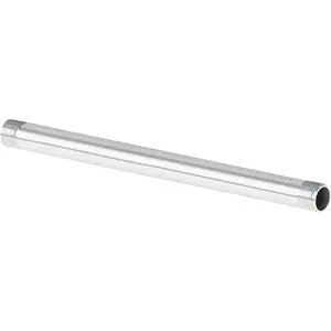 304 Stainless Steel Pipe Fitting, 1" NPT x 1" NPT Male Malleable Nipple Cast Pipe 12" Length