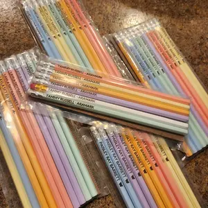 Back to school custom pencils - 3 colors to choose from - personalized