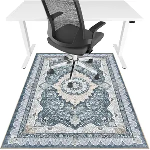 Office Chair Mat for Hardwood Floor & Tile Floor,36"X 48" Heavy Duty Desk Chair Mat for Hard Floors, Under Desk Rug for Rolling Computer Chair,Anti Slip,Low Pile Carpet Floor Protector-Square