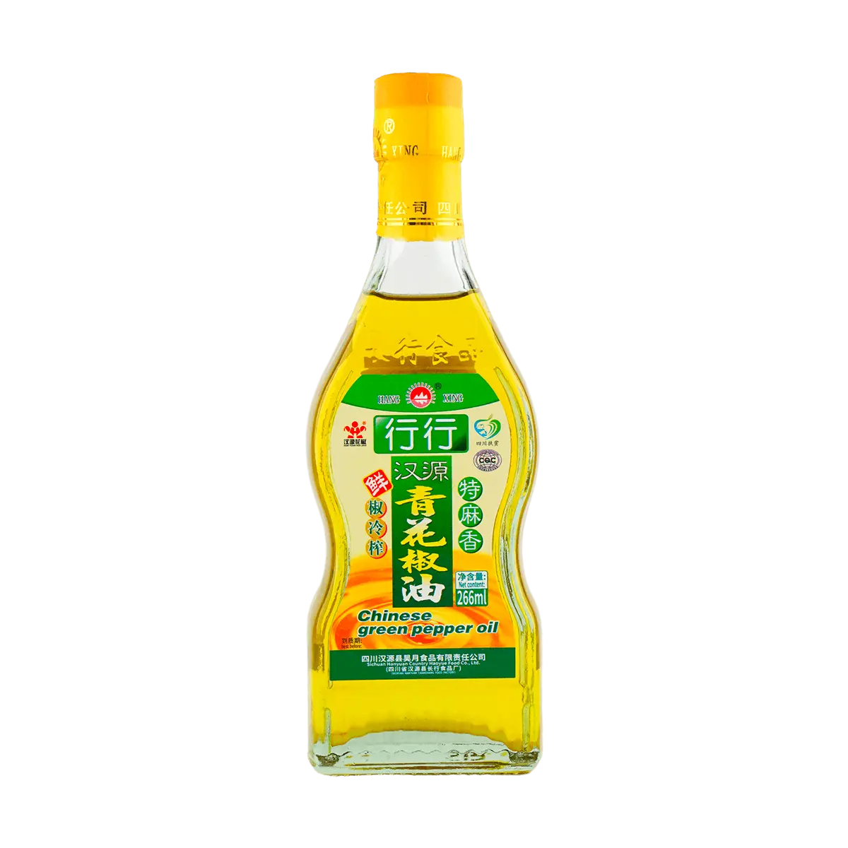 HH Green Sichuan Peppercorn Oil - Authentic Mala Flavor for Noodles, Hot Pot, and Spicy Dishes - 266ml