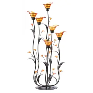 candelabra amber calla lila candel holders Decor Ornaments