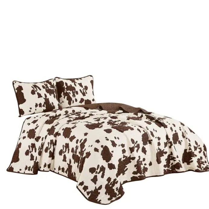 Rustic Cowhide Brown Quilt Rustic Cowhide Brown Quilt