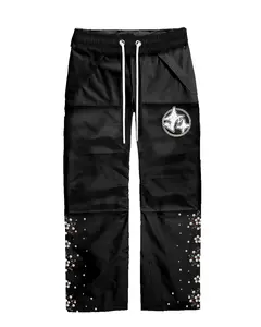 ‘triumph’ black rain pants