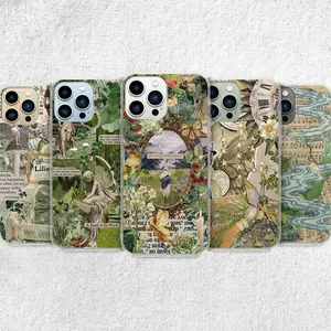 Fairycore Aesthetic Phone Case - Cottagecore Angel Artwork fit for Phone 16 Pro Max 15 14 13 12 11 Plus, S24 Ultra S23 S22 S21 S20