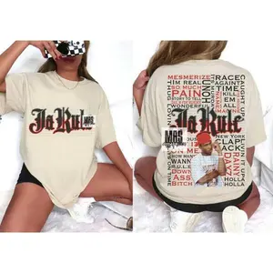 Hip hop nostalgia song title shirt Ja rule concert shirt music tshirt