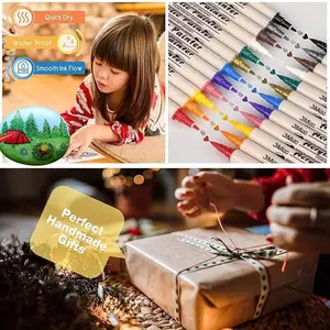 High-quality fade-resistant acrylic ink performs well for both indoor crafting and outdoor projects, keeping your artwork bright and long-lasting even in outdoor conditions