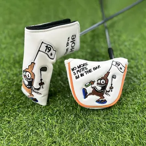 Pirate Group Design Golf Club Head Cover, Durable & Stylish Golf Putter Protector Accessory, Perfect Gift for Golf Enthusiasts