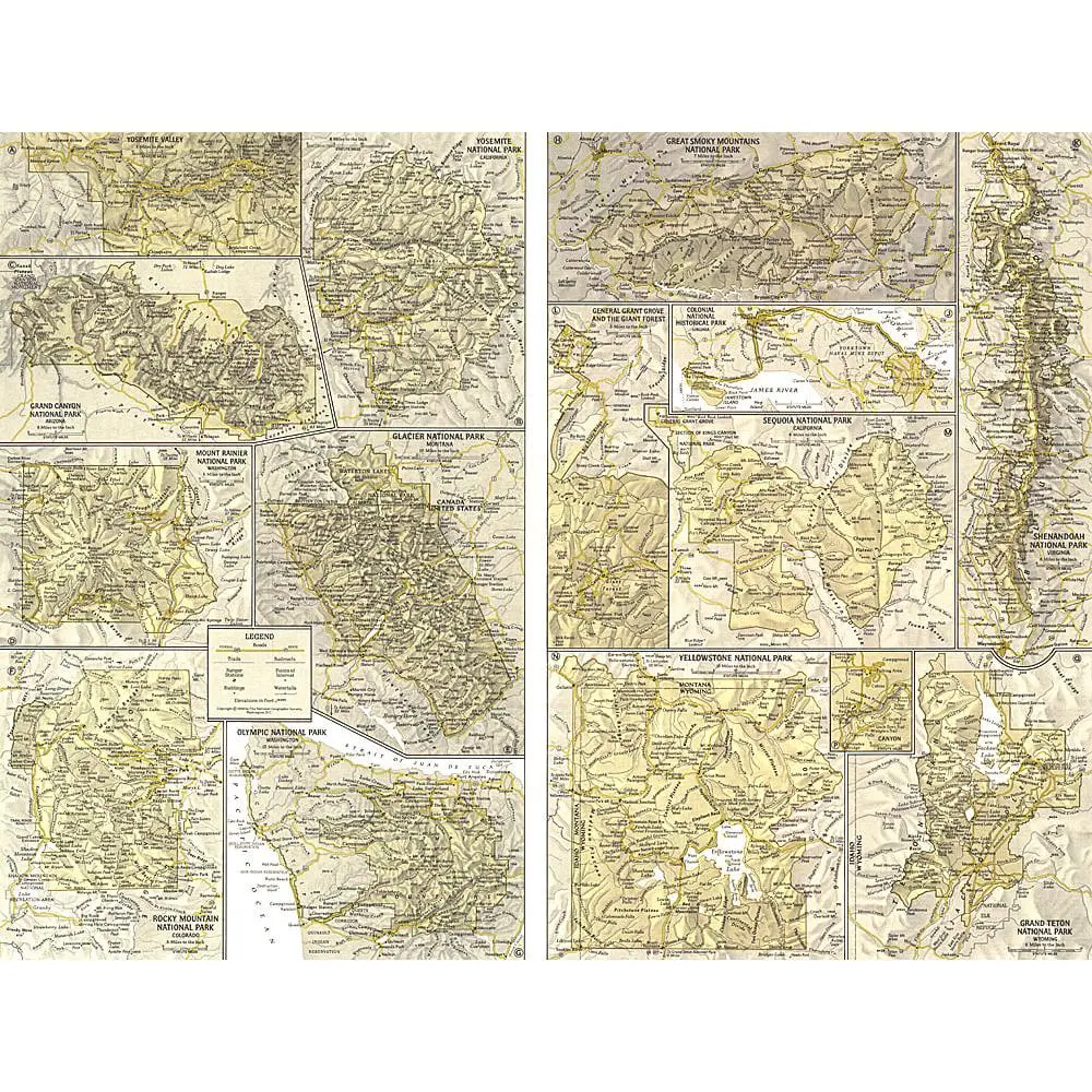 National Parks Inset Maps