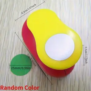 9/16/25/38/50mm Random Color Circle Punch DIY Embossing Punches Scrapbooking Machine Paper Cutting Hole Punch Rounder Cutter Paper Cutters