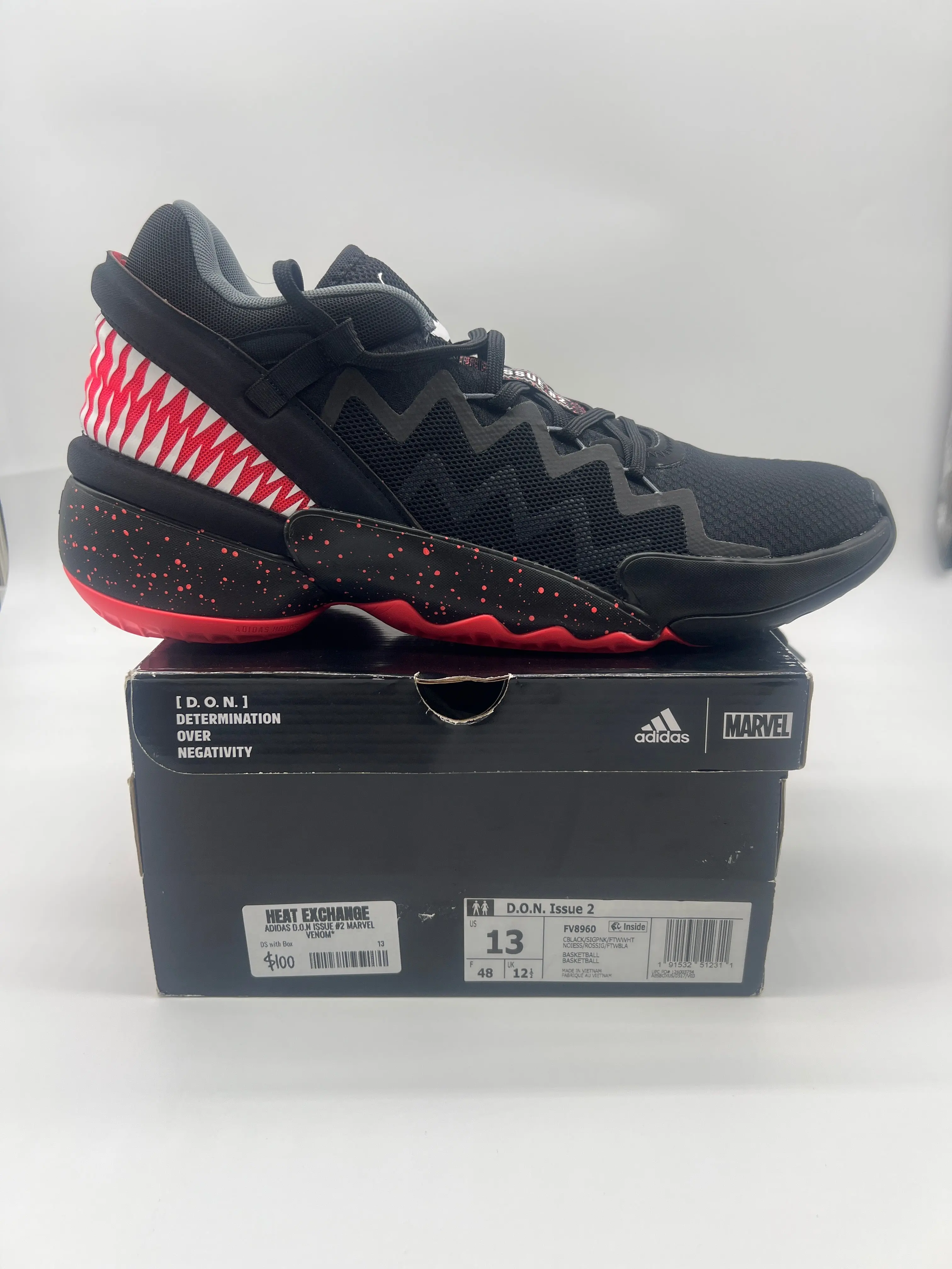 adidas gazelle silver green womens Adidas D.O.N. Issue 2 Marvel Venom Basketball Shoes Mens Size 13 Black   ZeereeZ