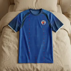 2026 Haiti National Soccer Team Style Jersey Home Shirt, Patriotic Football Jersey, All Over Print Unisex Soccer Jersey, Sports Fan Apparel Top