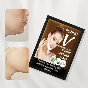Rozino V-Shaped Face Lift Mask for Firmer Contours & Youthful Complexion - Instant Skin Repair Sheet Mask for Enhanced Facial Structure