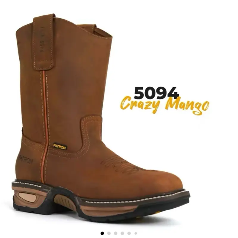 Work Boots Crazy Mango | Durable & Comfortable Cowboy Style