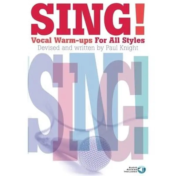 USED Book - Sing! Vocal Warm-Ups for All Styles Book/Online Audio by Hal Leonard Corp. (Paperback) - english