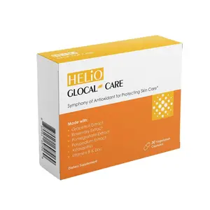 GlocalCare Helio – Natural Sun Damage Repair & Skin Rejuvenation Dietary Supplement with Polypodium Leucotomos, Astaxanthin | Antioxidant Supplement