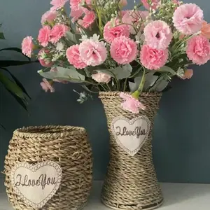 Handmade Woven Basket, Natural Fiber Storage Organizer, Eco-Friendly Design, Perfect for Home Decor & Daily Use