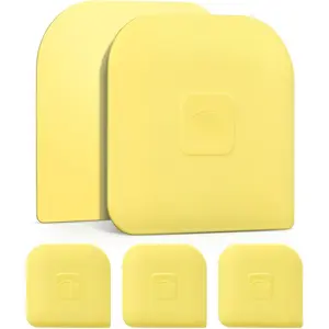 Pan Scrapers Dish Scraper Tool Set, 5 Pack  Scraper Pan Pot Scraper, Cast Iron Cleaner Scraper Iron Skillet Scraper  for Cleaning , Kitchen Scrapper