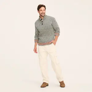 Men's Marl Pullover Sweater - Woolrich Men's Marl Pullover Sweater - Woolrich