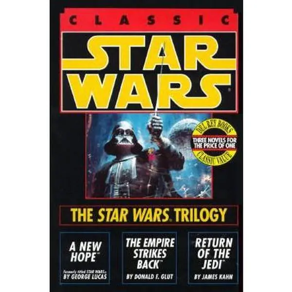 USED Book - The Star Wars Trilogy (Ep. IV: A New Hope; Ep. V: The Empire Strikes Back; Ep. VI: Return of the Jedi) by George Lucas (Paperback) - english