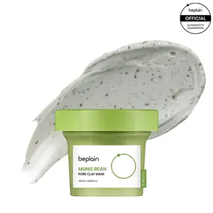 [beplain Official] Skin Detox Clay Mask for Filter Skin | Korea's No.1 Mung Bean Pore Clay Mask 120ml | Deep Pore Cleansing &Skin Repair & Gentle Exfoliation with Mung Bean Complex | Special Porecare