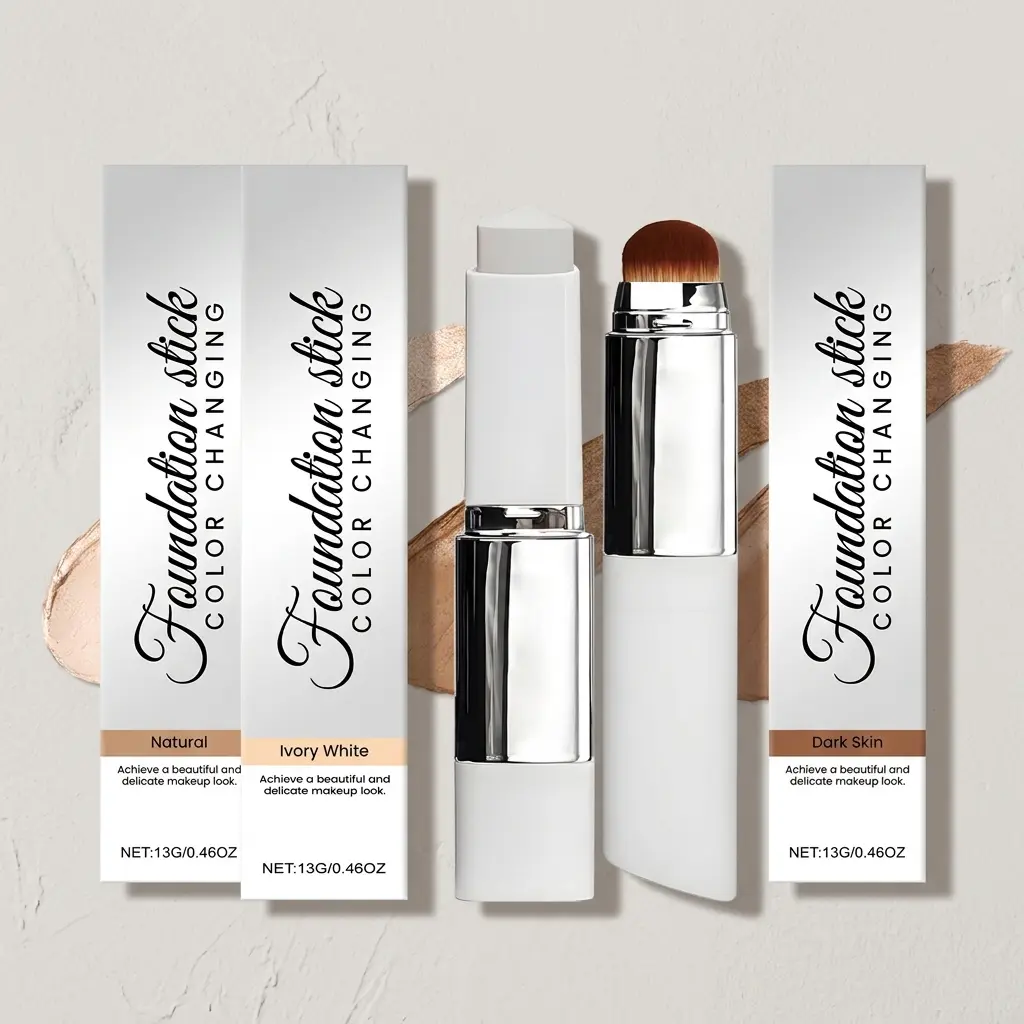 Foundation Stick for Face – 13g Natural Coverage – Buildable from Sheer to Full – Matte Finish, Blurs Pores & Smooths Skin – Lightweight, Creamy Formula – For Oily, Dry & Combination Skin – On-the-Go Makeup
