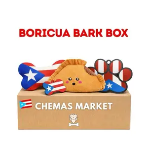 Boricua Bark Box  | Puerto Rican Dog Toy Gift Set