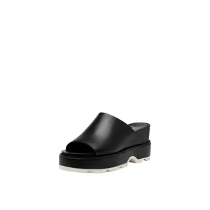 Sorel Joanie IV Slide Wedge Black/Sea Salt  2069791-010 Women's