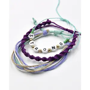 Tide Together Layered Hemp Cord Bracelets