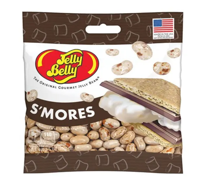 Jelly Belly S'mores Jelly Beans Peg Bag: 12-Piece Case Jelly Belly S'mores Jelly Beans Peg Bag: 12-Piece Case